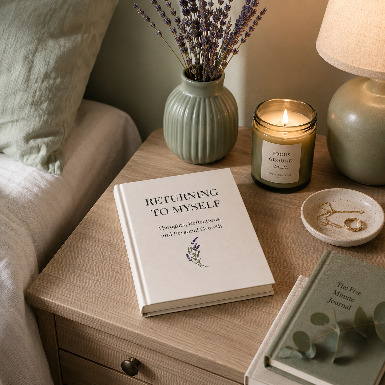 Returning to Myself Hardcover Journal | Personal Growth & Self-Reflection Journal