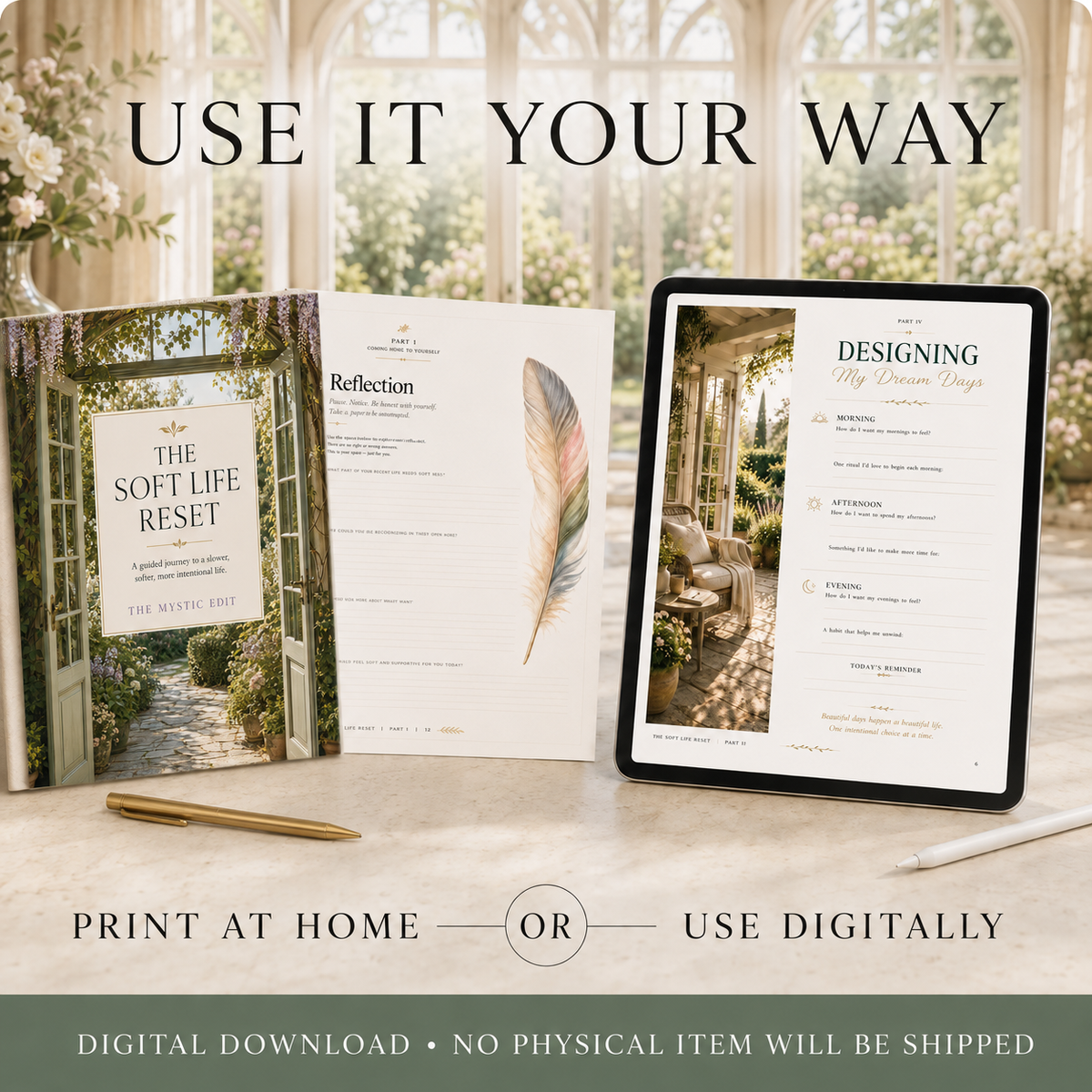The Soft Life Reset Workbook