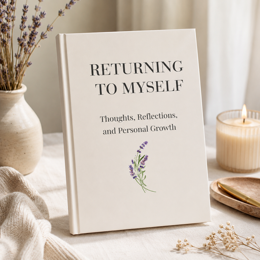Returning to Myself Hardcover Journal | Personal Growth & Self-Reflection Journal