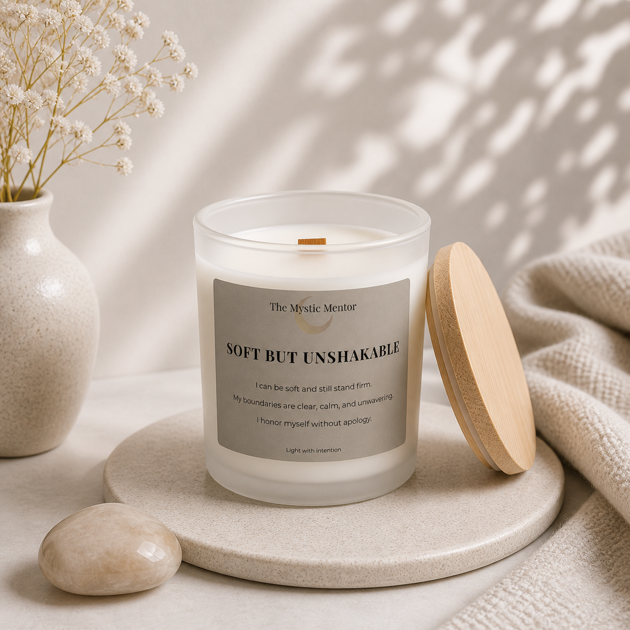 Soft But Unshakable Candle
