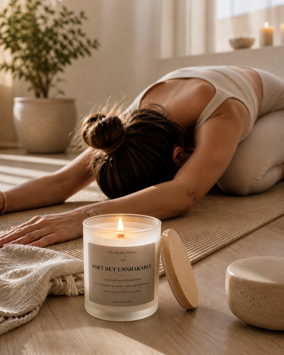 Soft But Unshakable Candle
