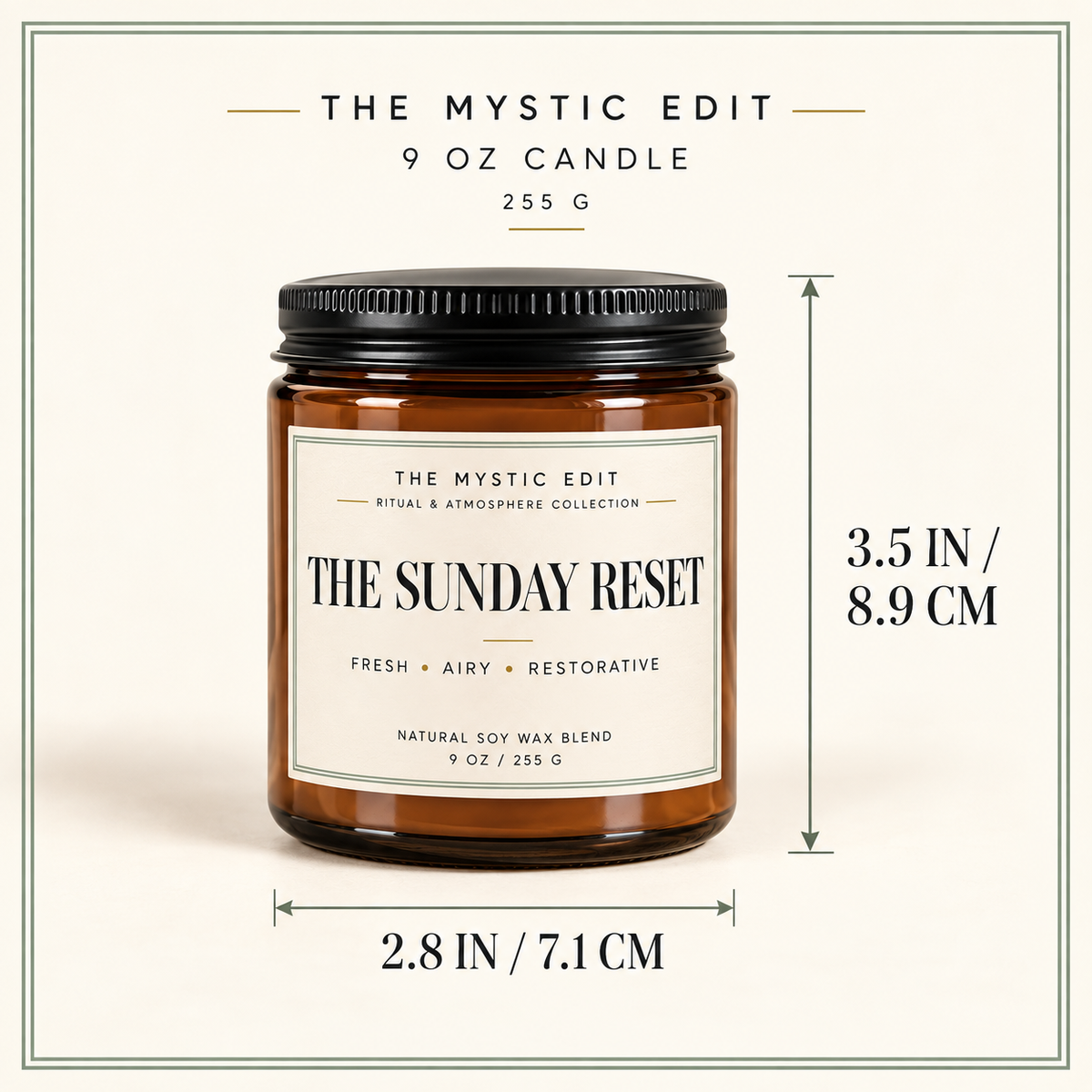 The Sunday Reset Candle | 9 oz
