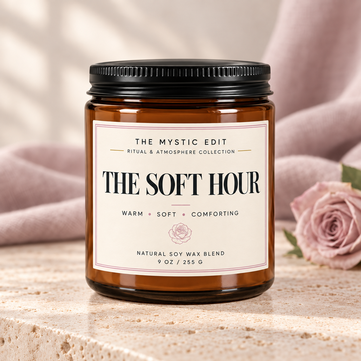 The Soft Hour Soy Candle – 9 oz