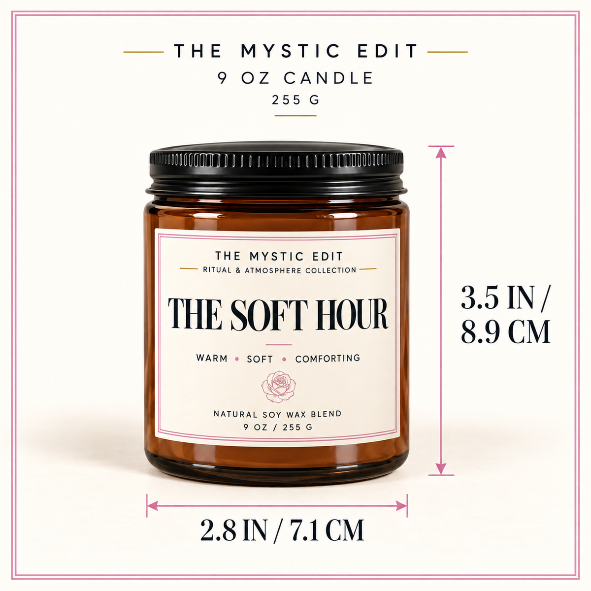 The Soft Hour Soy Candle – 9 oz