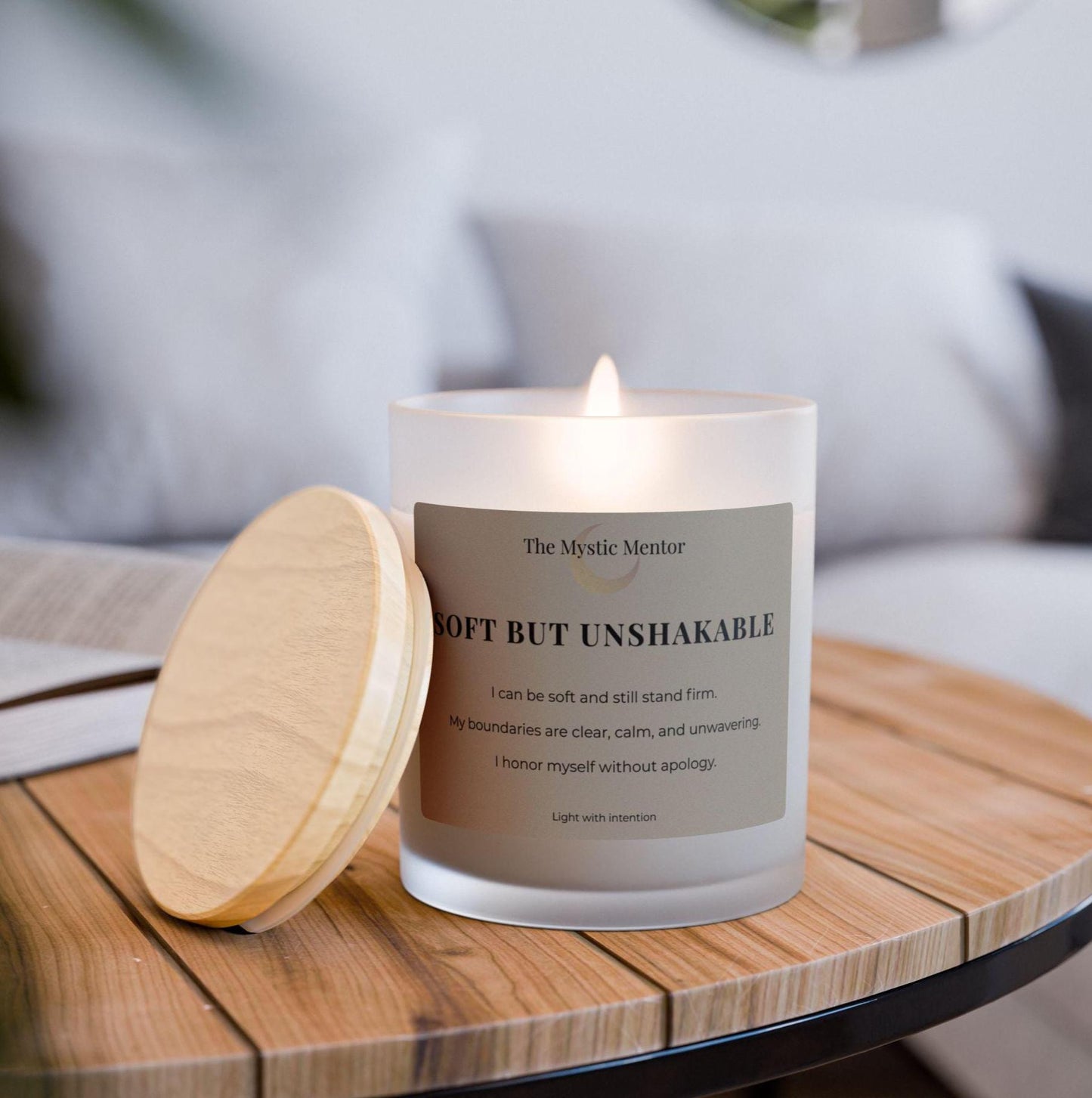 Soft But Unshakable Candle